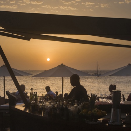 Fim de tarde em Sant Antoni de Portmany, na ilha de Ibiza (Ilhas Baleares)