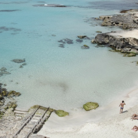 Cala des Mort, em Sant Francesc de Formentera (Ilhas Baleares)