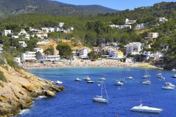 View of Sant Josep de sa Talaia on the island of Ibiza (Balearic Islands)