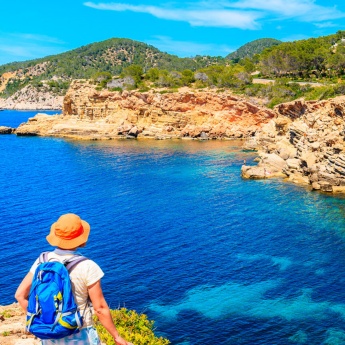 Hiking in Punta Galera, Ibiza