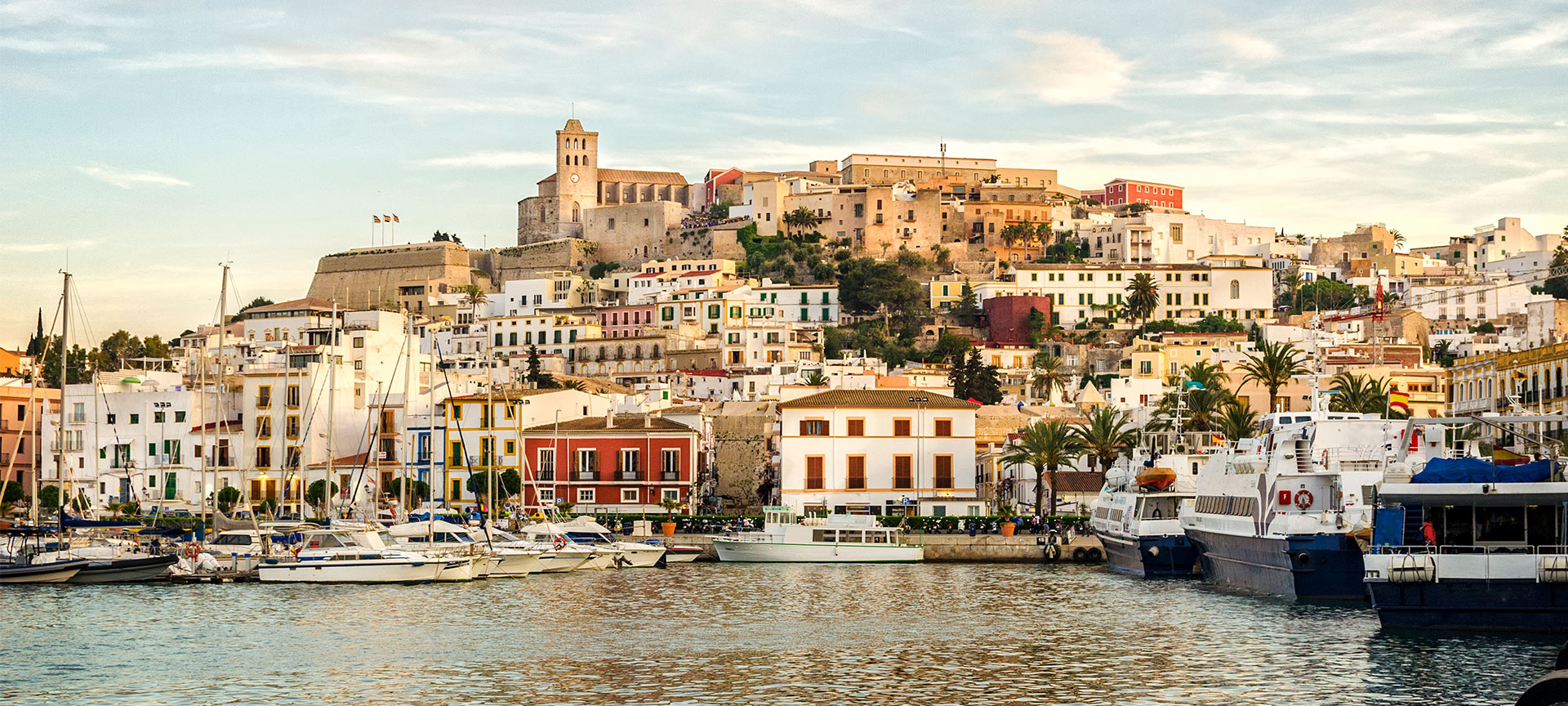 General view of Eivissa (Balearic Islands)