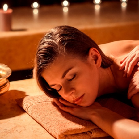 Massage at a spa