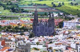 Panorámica de Arucas, en la isla de Gran Canaria (Islas Canarias)