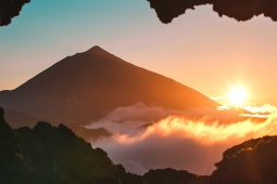 Tramonto sul monte Teide, Tenerife