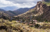 Panorámica de Ayacata (Gran Canaria, Islas Canarias)