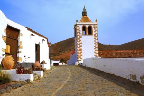 Kirche Santa María in Betancuria (Fuerteventura, Kanarische Inseln)