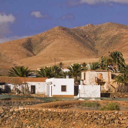 Häuser in Tuineje. Fuerteventura