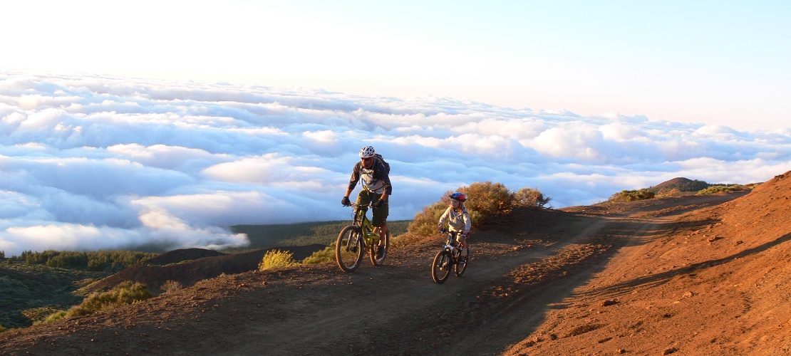 Bicicleta de montaña en Tenerife