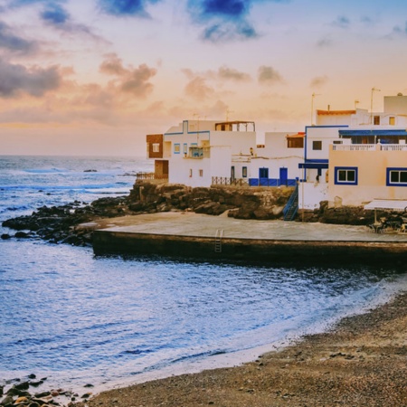 Widok na El Cotillo (Fuerteventura, Wyspy Kanaryjskie)