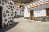 Typical houses in Fataga on the island of Gran Canaria (Canary Islands)