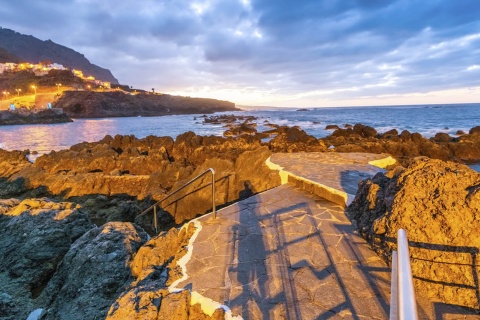 Piscinas naturais de Garachico (Tenerife, Ilhas Canárias)