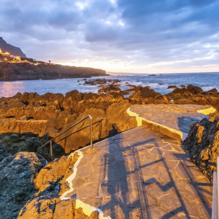 Natural pools in Garachico (Tenerife, Canary Islands)