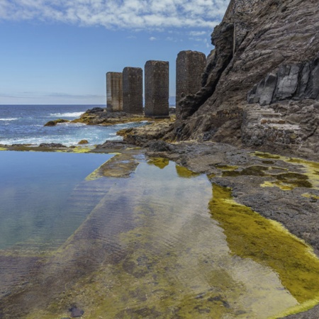 Piscina naturale di Hermigua, sull’isola di La Gomera (Isole Canarie)