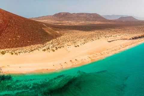 Vue de La Graciosa, îles Canaries