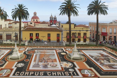 La Orotava, à Tenerife (îles Canaries)