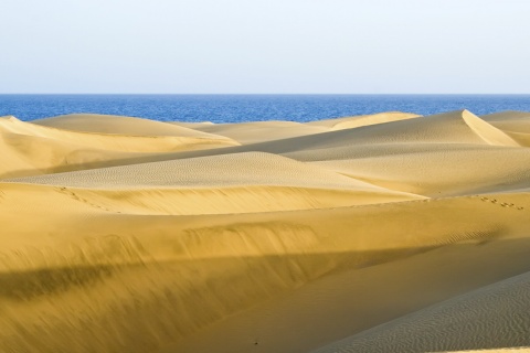 Spiaggia di Maspalomas, a Gran Canaria (Isole Canarie)