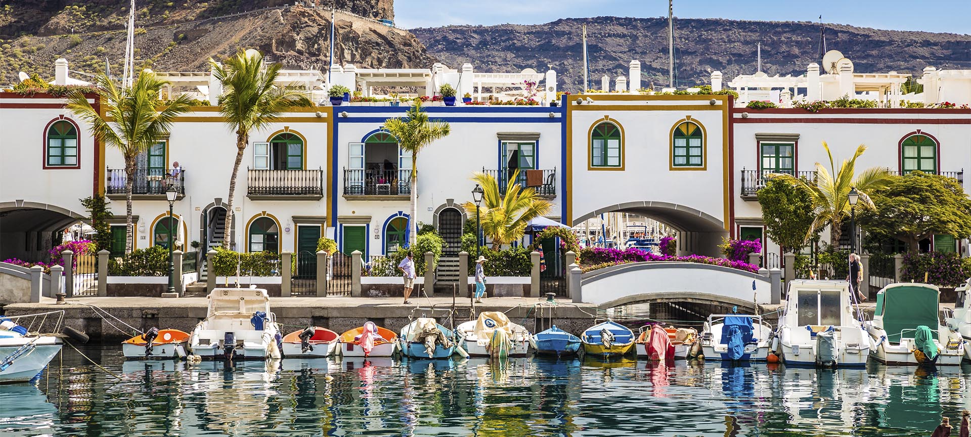 Port of Mogán on the island of Gran Canaria (Canary Islands)