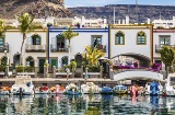 Porto de Mogán, na ilha de Gran Canaria (Ilhas Canárias)