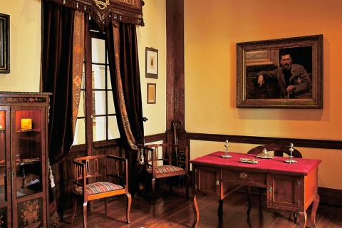 Interior de la Casa-Museo Pérez Galdós. Las Palmas de Gran Canaria