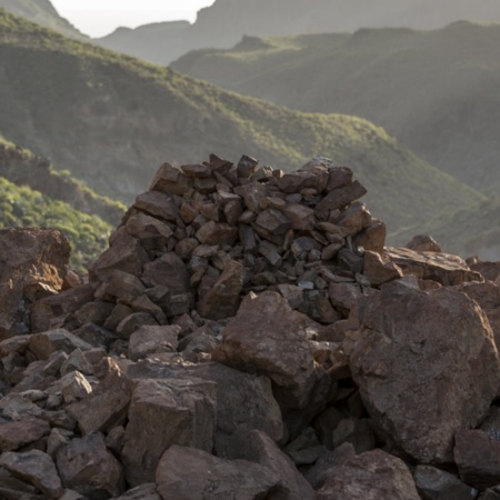 Arteara necropolis, in Gran Canaria