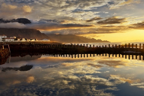 Piscinas naturais em Agaete. Gran Canaria