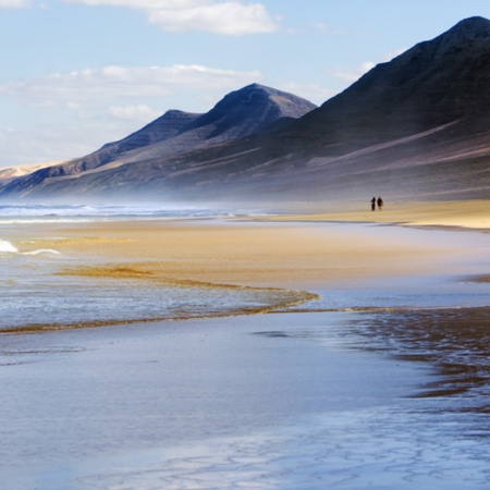 Plage El Cofete, à Fuerteventura (îles Canaries)