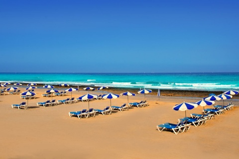 Strand Las Américas in Arona (Teneriffa, Kanarische Inseln)