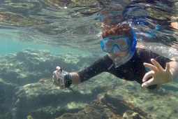Plongée avec tuba sur la plage de Las Canteras, Las Palmas de Gran Canaria