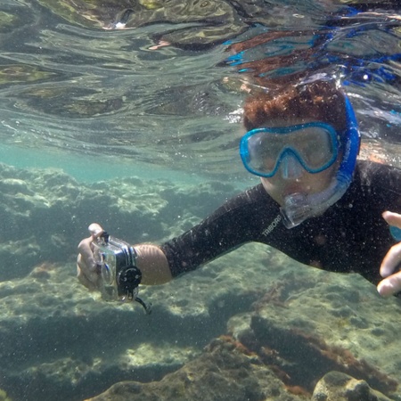 Snorkelling at Playa de las Canteras, Las Palmas de Gran Canaria