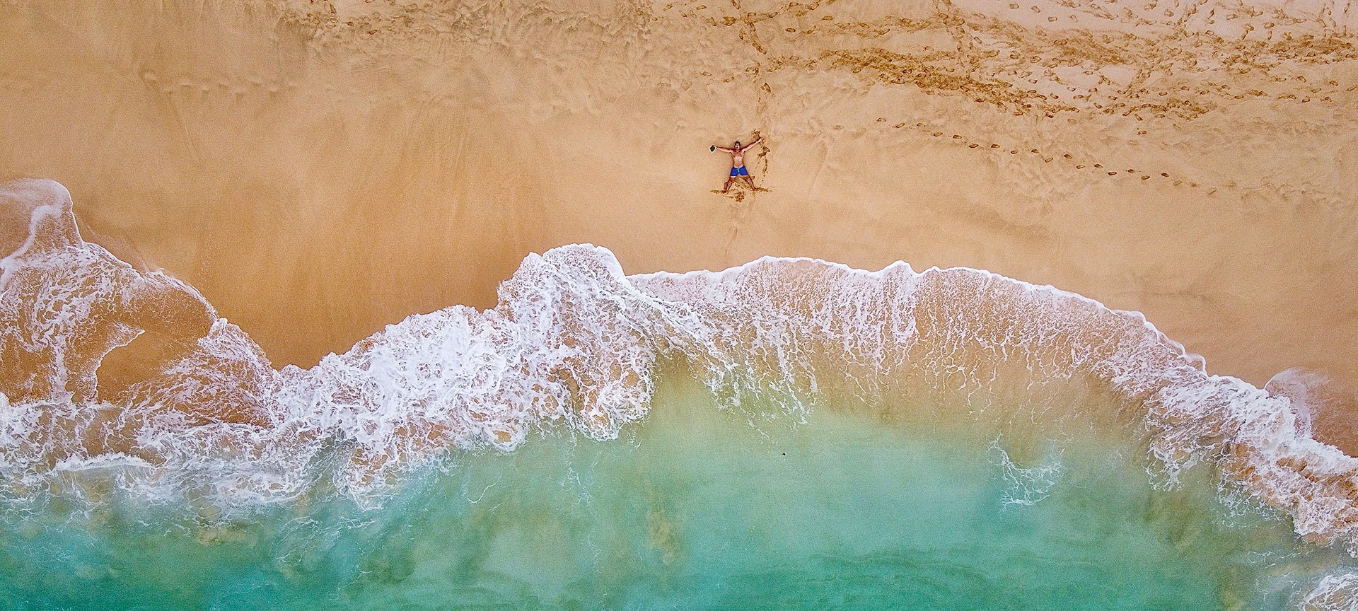 Plage de las Conchas, île de la Graciosa. Îles Canaries