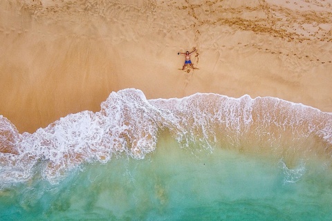 Playa de las Conchas, Isla de la Graciosa. Kanarische Inseln