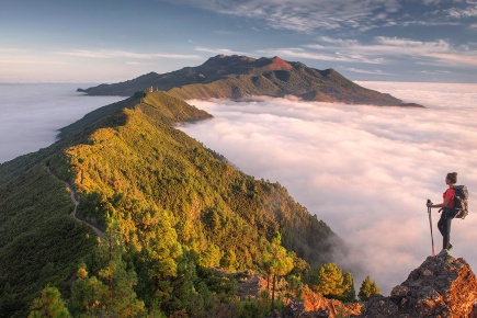 Vista da ilha de La Palma, Ilhas Canárias