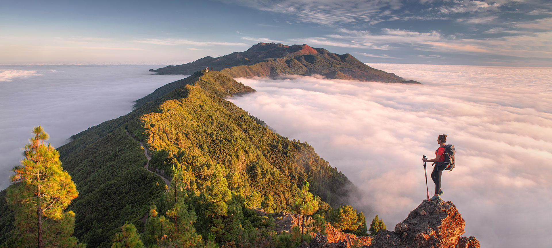 Vistas de la isla de La Palma, Islas Canarias Vistas de la isla de La Palma, Islas Canarias