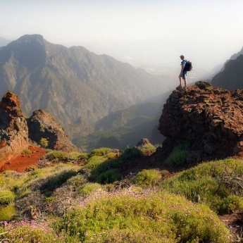 Parque Nacional de la Caldera de Taburiente en la isla de La Palma