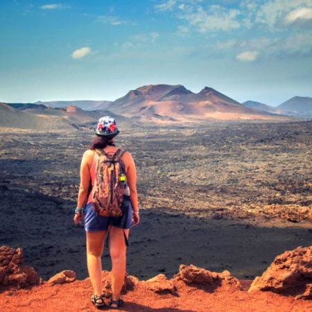 Parque Nacional de Timanfaya, em Lanzarote (Ilhas Canárias)