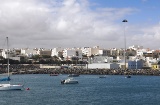 Panorámica de Puerto del Rosario, en la isla de Fuerteventura (Islas Canarias)