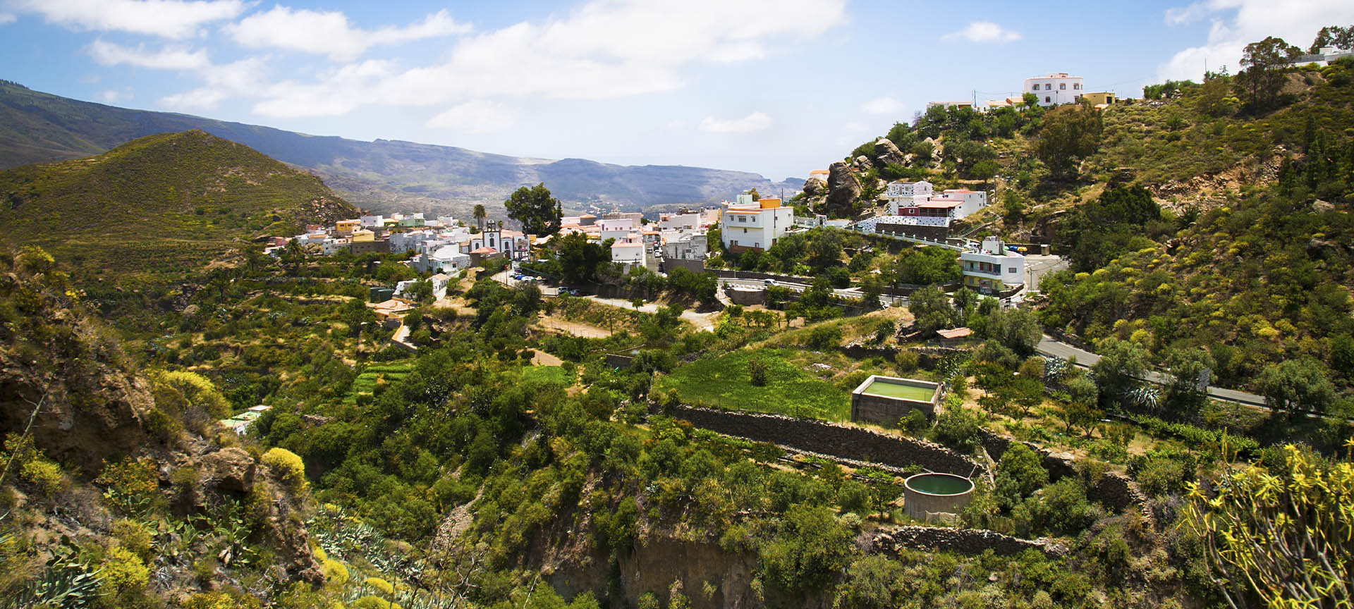 "View of San Bartolomé de Tirajana on the island of Gran Canaria (Canary Islands) "