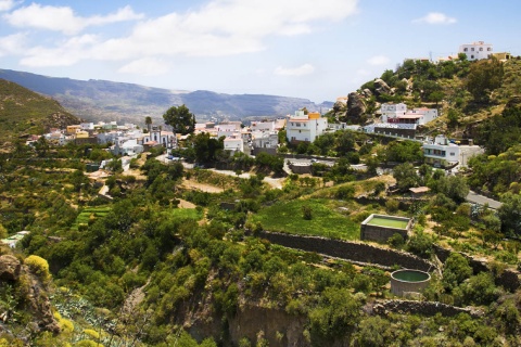 "Panoramica di San Bartolomé de Tirajana, sull’isola di Gran Canaria (Isole Canarie) "