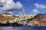 Panoramic view of San Sebastián de La Gomera (Canary Islands)