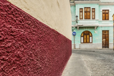 "Streets of Santa Brígida on the island of Gran Canaria (Canary Islands) "