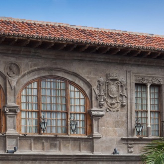 Santa Cruz de la Palma Town Hall on the Island of La Palma, Canary Islands