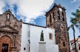 Igreja do Salvador em Santa Cruz de la Palma, na ilha de La Palma (Ilhas Canárias)