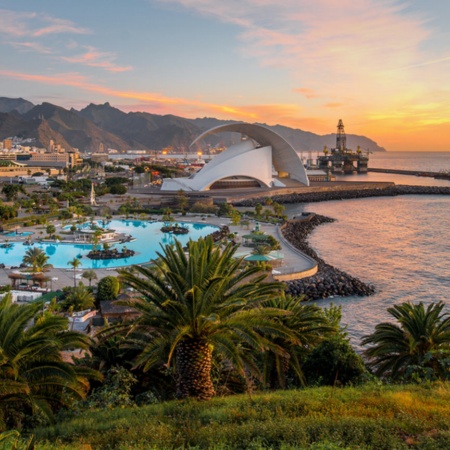 Santa Cruz de Tenerife na Wyspach Kanaryjskich