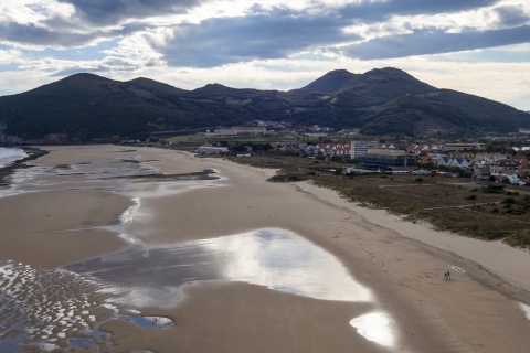 "Panoramablick auf Santoña, Kantabrien "