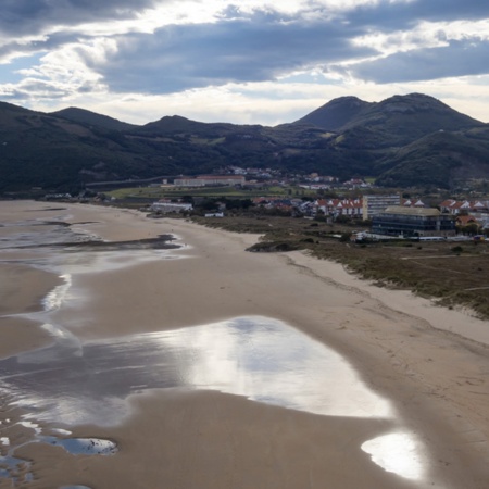 "Panoramic view of Santoña, Cantabria "