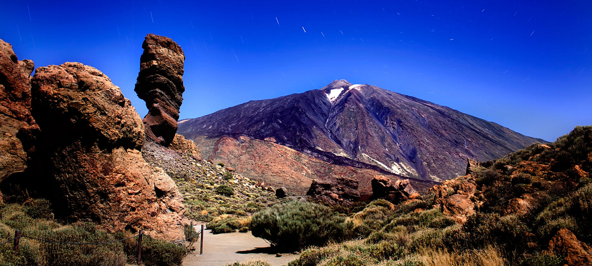 Der Teide unterm Sternenhimmel Der Teide unterm Sternenhimmel
