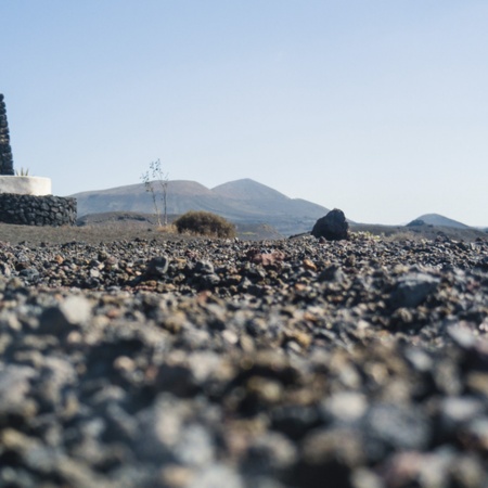 Surroundings of Tías on the island of Lanzarote (Canary Islands).