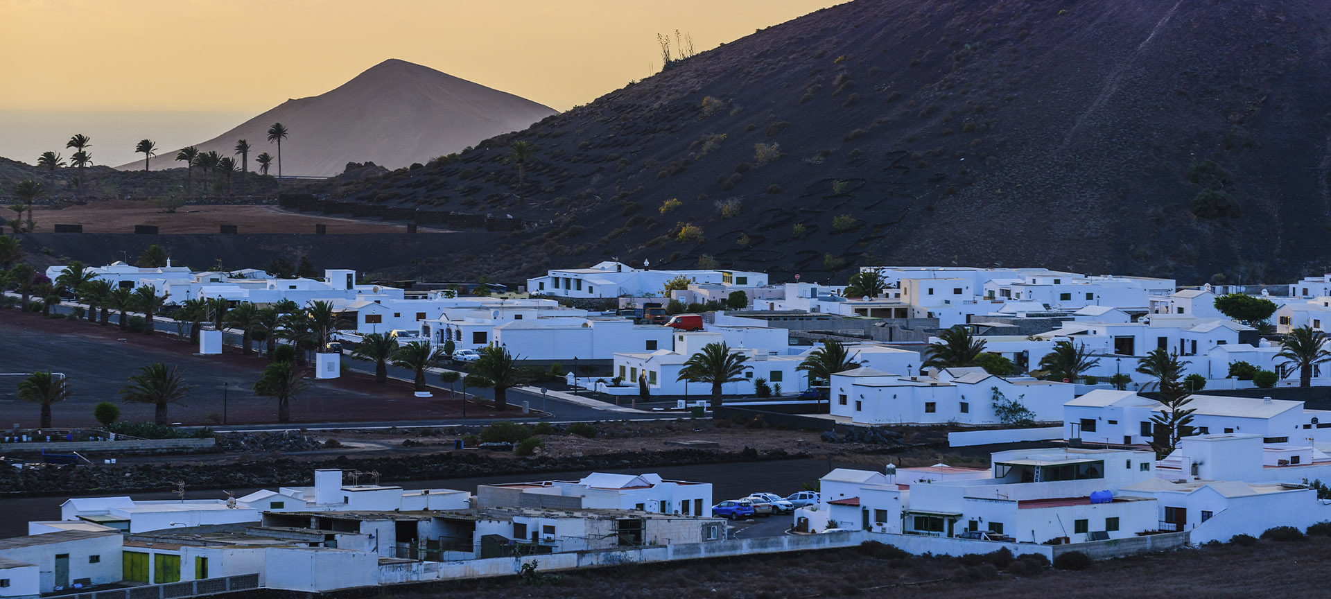 Panoramic view of Uga (Lanzarote, Canary Islands)
