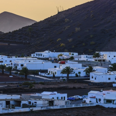 Panoramablick auf Uga (Lanzarote, Kanarische Inseln)