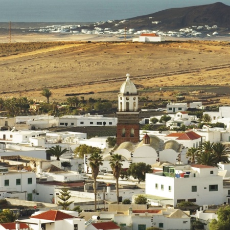 Town of Teguise on the island of Lanzarote (Canary Islands).